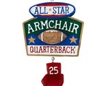 Kurt S Adler All Star Armchair Quarterback 25 Ornament NWT  - $10.75