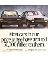 1987 Hyundai Excel Cars That Make Sense Advertisement Vintage Automobili... - $24.99