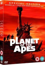 Planet Of The Apes Collection DVD (2008) Charlton Heston, Post (DIR) Cert 15 6 P - £14.94 GBP