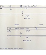 1950 Railroad Bangor Aroostook Switch Rods 80 And 100 LB Blueprint F8 DW... - $118.23 CAD