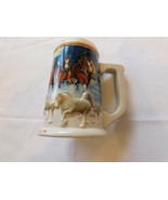 2005 Budweiser Holiday Stein Budweiser Christmas Beer Stein Clydesdale C... - $20.58