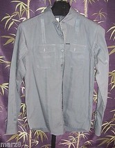 Marc Ecko Dark Gray Button down Cotton Shirt Mens Size Medium - £11.82 GBP