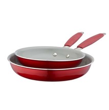 Ceramic Skillet Twin Pack Red - £55.15 GBP