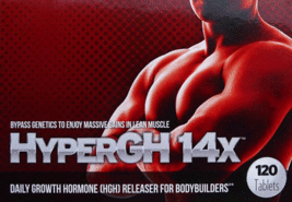 HyperGH 14x Lean Muscle Mass Bodybuilding Supplement 120 Tablets x 1 Mon... - $69.95