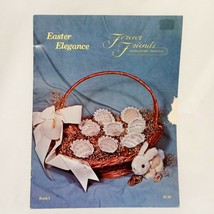 Easter Elegance Eggs Counted Cross Stitch Pattern Leaflet Forever Friends 1980 - £11.16 GBP