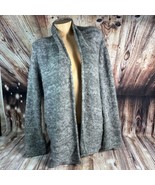 Wooden Ships Womens Size X Small Grey Mohair Wool Blend Cardigan Sweater... - £26.07 GBP