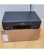 Toshiba VCR Video Cassette Recorder VHS 4-Head W-403 Black Tested Vintag... - £44.94 GBP