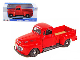 1948 Ford F-1 Pickup Truck Red 1/25 Diecast Car Maisto - £28.10 GBP
