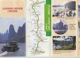 Lijiang River Cruise Brochure Guilin China - $17.82