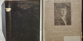 1920 antique SCRAPBOOK isabel LARZ ANDERSON political signatures news PR... - £3,872.21 GBP