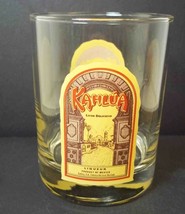 Kahlua label round cocktail glass tumbler 12 oz - $7.80