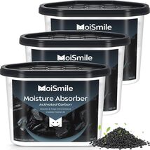 Durable Charcoal Humidity Absorber Boxes - 17oz, Ideal for Closets &amp; Bas... - $28.66