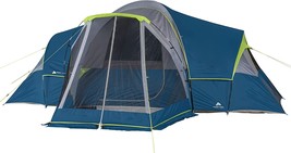 Dome Tent Ozark Trail 10-Person Family Camping Tent with 3 Rooms and Screen - £188.72 GBP