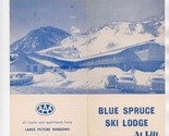 Blue Spruce Ski Lodge Brochure At Lift Aspen Colorado 1950&#39;s - $47.52