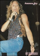 Sleeze Beez Andrew Elt 1986 Hit Parader Pin-up photo print - $4.01