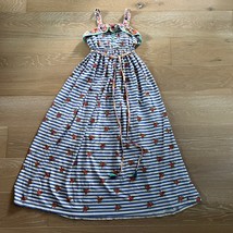 Matilda Jane 435 Girl&#39;s Adventure Begins Endless Summer Striped Maxi Dre... - $34.99