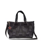 Harvey&#39;s Seatbelt Black Carriage Ring Tote With Star Bag Charm - $374.69 CAD