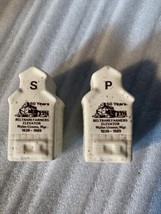 Minnesota Advertising Beltrami Farmers Elevator Salt Pepper Shakers 1989... - €17,27 EUR