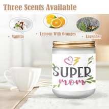 Scented Candle - Mother&#39;s Day - Super Mom Heart - £13.16 GBP