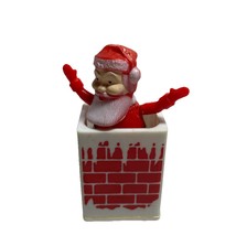 Vintage Thumb Controlled Santa Pops Out of Chimney and Dances Toys - $18.99