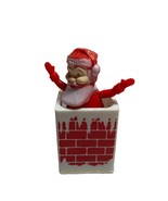 Vintage Thumb Controlled Santa Pops Out of Chimney and Dances Toys - $26.63 CAD
