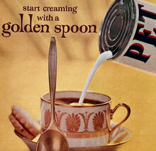 1963 Pet Milk Coffee Creamer Advertisement Canned Condensed Dairy DWQQ14 - €8,58 EUR