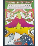 PETER MAX &quot;THE WORLD OF PETER MAX&quot; ORIGINAL VINTAGE LITHOGRAPH ON PAPER  - £283.81 GBP