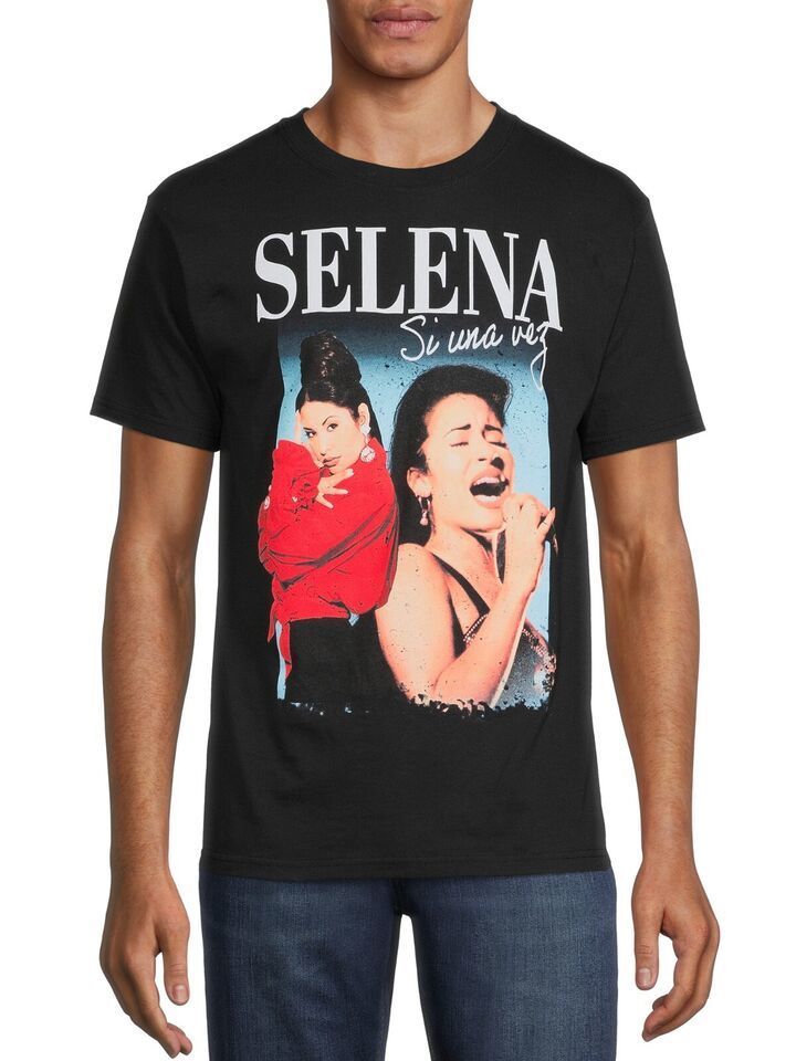 Primary image for SELENA ~ Si Una Vez ~ Black ~ Graphic ~ 3XL (54/56) ~ Short Sleeve ~ T-Shirt