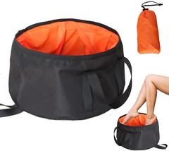 Collapsible Bucket Outdoor Folding Water Basin Portable Water Container - £14.87 GBP