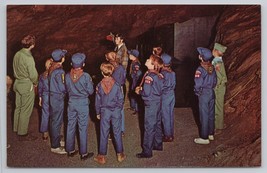 Scout Troup Harpers Ferry Caverns West Virginia Boy Scouts Vintage Postcard - £11.15 GBP