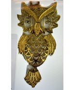 1970’s Vintage HMS Madeira Creations OWL Pendant Necklace Accessory - $16.78 CAD