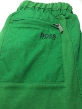 Hugo Boss Harlow Men&#39;s Green Cotton Jogging Track Pants Size S  $185 - £62.53 GBP