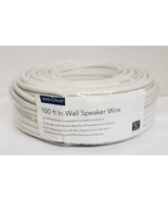 Insignia - 100FT Speaker Cable - White - £34.24 GBP