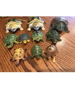Lot Of 10 Larami Vintage Rubber  Turtles 1990s Realistic - $63.68 CAD