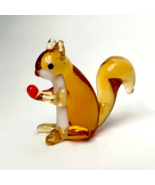 Murano Glass Handcrafted Unique Art, Lovely Squirrel Figurine Size 1, Gl... - $45.81 CAD