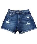 Women&#39;s Hollister Denim Shorts 7/28 Ultra High-rise Vintage Short 4-in I... - £11.62 GBP