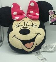 New With Tags Large Minnie Mouse Disney Pillow Great For Travel  - $11.29