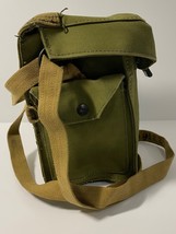 WWII, BRITISH, MASK POUCH FOR THE LIGHTWEIGHT MASK, DATED 1945 - $25.00