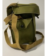 WWII, BRITISH, MASK POUCH FOR THE LIGHTWEIGHT MASK, DATED 1945 - $25.00