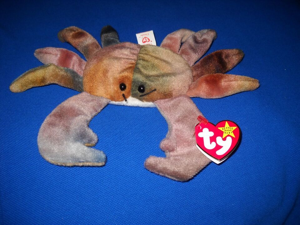 Primary image for Rare New Ty Beanie Baby-Claude The Crab - 1996- Retired!