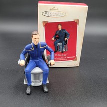 Captain Jonathan Archer Star Trek MIB Keepsake Ornament 2003 Hallmark Christmas - £15.89 GBP