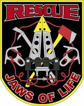 Rescue Jaws of Life Firefighter &amp; EMS Window Sticker - Various Sizes ava... - $4.94+