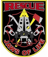 Rescue Jaws of Life Firefighter &amp; EMS Window Sticker - Various Sizes ava... - £3.88 GBP+