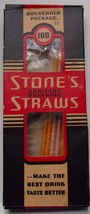 Vintage Stone’s Sanitary Drinking Straws Box &amp; 7 Straws - $171.13 MXN