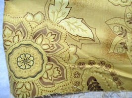 FABRIC &quot;Harmony&quot; Print Concepts Paisley Sunny Yellow to Quilt Sew Craft 2 Yds $5 - £3.98 GBP