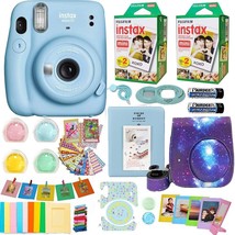 Fujifilm Instax Mini 11 Camera + Fuji Instant Instax Film (40 Sheets), Sky Blue - £135.13 GBP