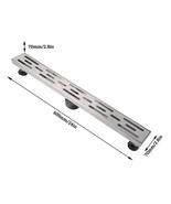 24 Inches Linear Shower Drain, Square Shower Floor Drain with Removable ... - $65.98