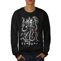 Wellcoda Evil Octopus Mask Sea Mens Sweatshirt - £23.90 GBP+