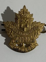 World War I Collar Badge South Saskatchewan Overseas XLVI With Lug WWI - £34.33 GBP