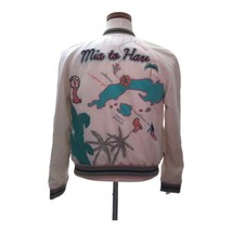 Roxy Miami Havana Surf All Day Bomber Jacket Mia To Hau Women&#39;s Size XS - $18.28